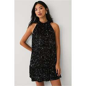 Vila Vibelieve Paljett S/L Kort Klänning