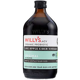 Willy's Organic Unfiltered Apple Cider Vinegar With Mother 500ml