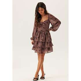 Bubbleroom Vmcharlotte Twist Detail Flounce Klänning