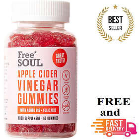 FreeSoul Apple Cider Vinegar Gummies with Mother 1000mg 1 pcs Gummies
