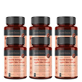 Pureclinica Double Strength Apple Cider Vinegar 1000mg 1080 Tablets
