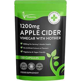 Multivita Apple Cider Vinegar Capsules 1200mg 120 Capsules