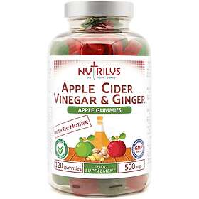 Natura Apple Cider Vinegar with The Mother Ginger 500mg 60 Gummies