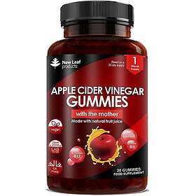 NEW LEAF PRODUCTS Apple Cider Vinegar Gummies High Strength Vitamin B12 60 Gummi