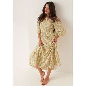 Bubbleroom Fjärilsärm Långklänning