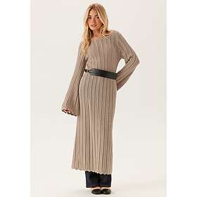 Bubbleroom Vmcharlotte Båtutringning Strukturstrikket Kjole