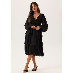 Goddiva Tiered Midi Klänning