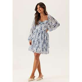 Bubbleroom Twist Detail Flounce Dress