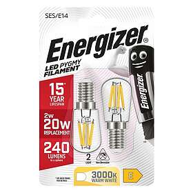 Energizer 100052952 E14 A-shape 3000K 240lm 2W 2-pack