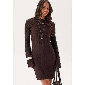 Bubbleroom Structure Pitkähihainen Lyhyt Mekko