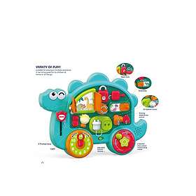 Happy Baby Dinosaur Car Aktivitetsbræt med Lys og Musik 502256