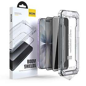 Boom Privacy Härdat Glas Skärmskydd för Apple iPhone 16 Pro (2-pack)