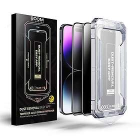 Boom Härdat Glas Skärmskydd Privacy för Apple iPhone 14 Pro (2-pack)