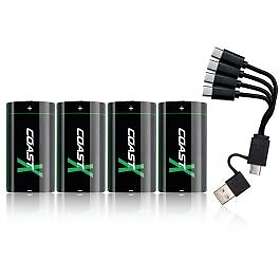 Coast CR123A 3V 1100mAh 4-pack