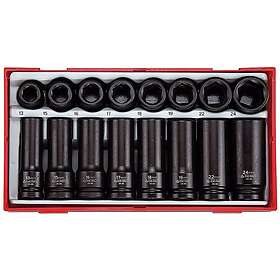 Teng Tools 143840205 1/2 Drive 16stk