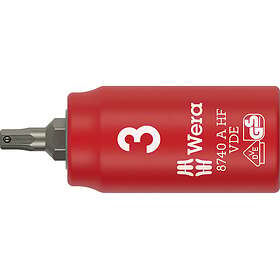 Wera 5005900001 Hylsbits VDE 1/4" 3mm