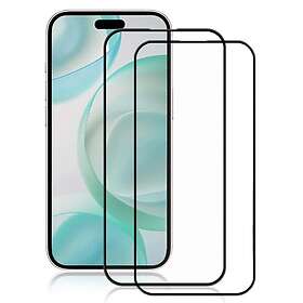 Amorus Herdet Glass Skjermbeskytter for iPhone 16 Pro (2-pack)