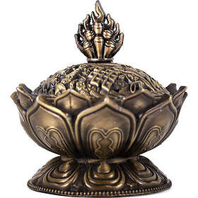 Something Different Metal Lotus Incense Cone Holder