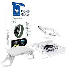 Whitestone Dome Karkaistu lasinen näytönsuoja laitteelle Apple Watch 41mm (2-pac
