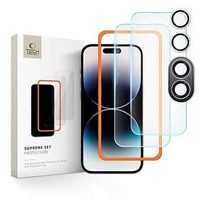 Tech-Protect Supreme Hærdet glas skærmbeskytter til iPhone 16 (3-pack)