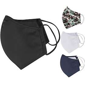 Iron Mountain IMMSK100_BLK 3 Layer Water-Repellent Face Mask Pack of 5