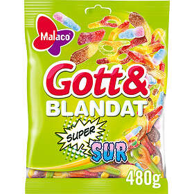 Cloetta Gott & Blandat Super Sour 480g