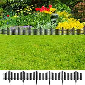 vidaXL Nurmikonreunukset Polypropeeni 1000cm 17pcs 21547