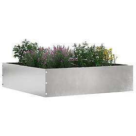 vidaXL Garden Border Stainless Steel 50x50x13cm 6pcs 874725