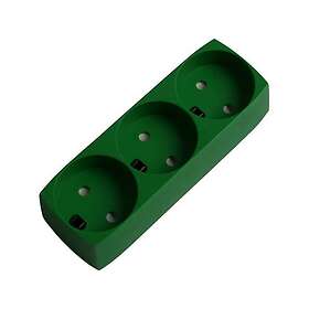 Thorkild 3-Vejs Stikdåse Grøn F-8531109