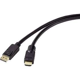 Renkforce DisplayPort til HDMI Kabel RF-4596876