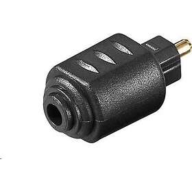 PremiumCord KJTOSRED09 Adaptateur Optique 3.5mm Femelle vers Toslink Mâle