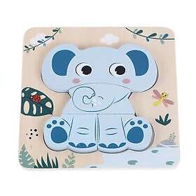 Kinder and Kids Elefant Puslespil