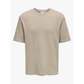 Only & Sons Givo Reg Kortærmet Strikket T-shirt (Herre)