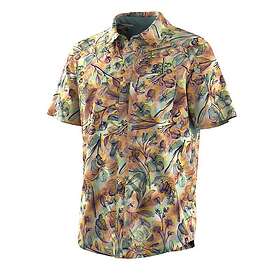 Smartwool Everyday Short Sleeve Button Down Multi Floral Party Chemise (Homme)