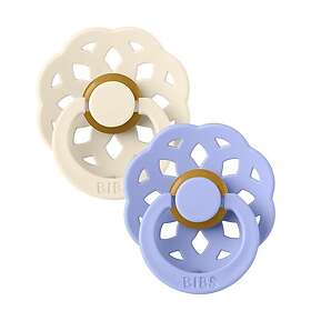 Bibs Boheme Latex Sutt 0-6m 2-pack (Hvid)