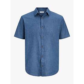 Jack & Jones Summer Linen Blend Chemise à Manches Courtes (Homme)
