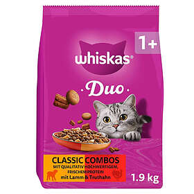 Whiskas Duo Classic Combos Påsar 3x1,9kg