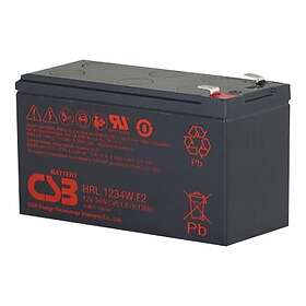 CSB Battery HRL1234W UPS-batteri 12V/7,6Ah 34W F2-terminal
