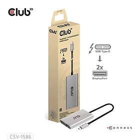 Club 3D CSV-1586 Adaptateur USB-C (Mâle) vers DisplayPort (Femelle) Thunderbolt 