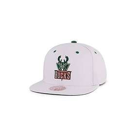 Mitchell & Ness Bucks White Team Color Snapback