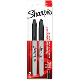 Sharpie Fine Marker (Svart) 2-pack