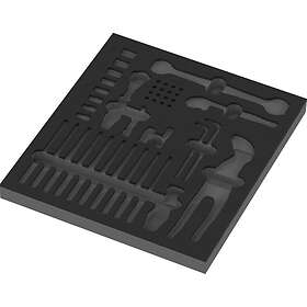Wera 5137353001 Skumgummiinsats för Kraftform Kompakt Underhåll Sats 1 utan Verktyg 344x30x392mm