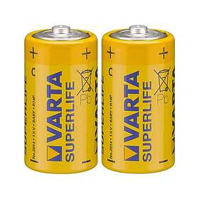 Varta Superlife C/R14 2-pack