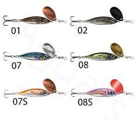 Søvik Spinnsilda Skje Kobber/Brun/Holo 12g