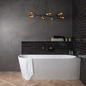 Borealis Keramisk Gulvflis Abisko Quadrato Trestruktur Flismønster 60x60cm PGWBE