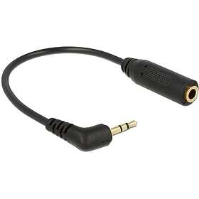 DeLock 65672 Adaptateur Audio Mini-Phone Stéréo 3.5mm Femelle vers Micro Jack St