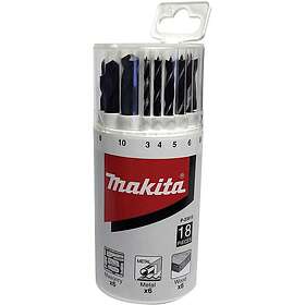 Makita P-23818 Jeu de forets 18pcs