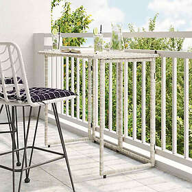 vidaXL Fällbart trädgårdsbord 90x51cm (4108258)