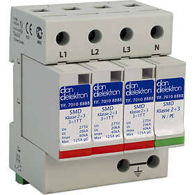 Dan Transientskydd SMD Klass 2+3 TT/TNS-Net