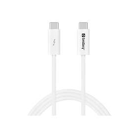 Sandberg 136-56 USB-C à USB-C USB4 240W, 40Gbps 1m